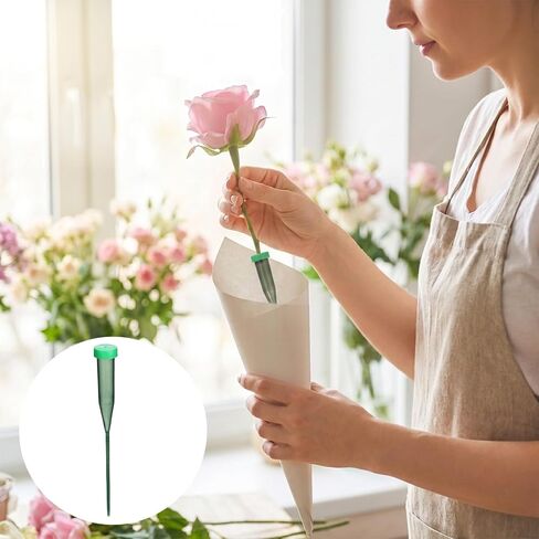 30Pcs Floral Water Tubes 5.71 Inch Plastic Flower Water Tubes with Caps in Saudi Arabia