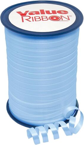 Value Ribbon Crimped 3/16" X 500 YD Birthday Decorations Curling Ribbon for Gift Wrapping, Royal Blue Ribbons for Crafts, Art Supplies and Birthday Gifts for Women and Men, 2 Pack in Kuwait