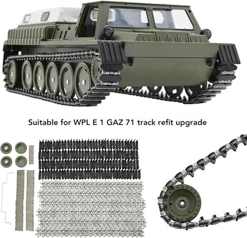 RC Tracks, Model Track Parts for WPL E 1 GAZ 71, Smooth Driving Tracks in Kuwait