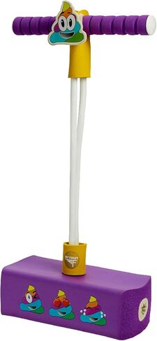 Flybar My First Pogo Jumper for Kids Fun and Safe Pogo Stick for Toddlers, Durable Foam and Bungee Jumper for Ages 3 and up, Supports up to 250lbs, Rainbow Poop Emoji in Saudi Arabia
