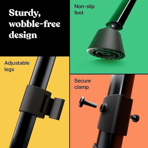 T-Sign 17 to 66 Inch Heavy Duty Easel Stand - Adjustable Metal Tripod Art Easel for Painting and Display, Portable Canvas Stand with Carrying Bag for Artists, Tabletop and Outdoor Use (Black, 1 Pack) in Saudi Arabia