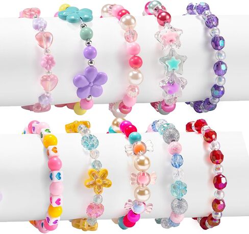 Toddler Bracelets for Girls, Kids Beaded Bracelets Bulk for Girl 3-5 Gifts in Saudi Arabia