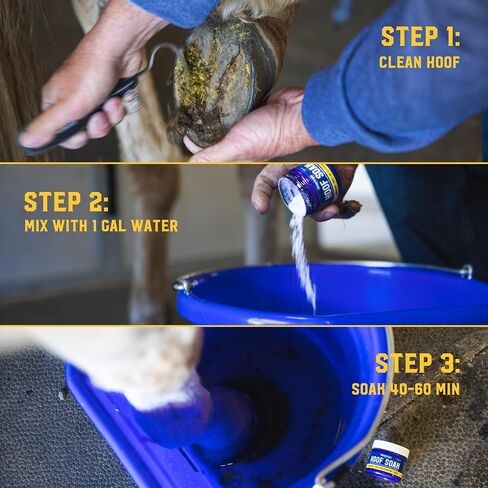 Vetericyn Hoof Soak for Hooves with Sole and Frog Damage Caused by Abscesses, White Line Separation, and Thrush. 30 Grams, 2 Pack in Saudi Arabia