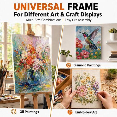 LINBLIF 16x20 Canvas Stretcher Bars Kit, DIY Wood Frames for Oil Painting in Kuwait