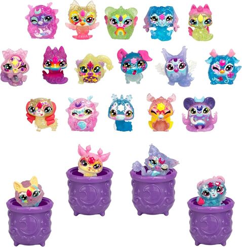 Magic Mixies Minis Shimmerverse Series Mega Pack - 20 Mixies, 4 Hidden in Cauldrons, 5 New Powers to Discover, 90 to Collect in Kuwait