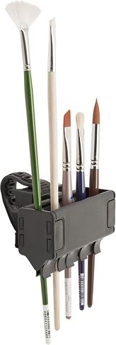Easy To Use Products Brush Grip Paintbrush Holder and Drying Rack, Black in Kuwait