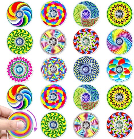 Fidget Spinners Toys Bulk Mini 24 Pack,Birthday Gifts Party Favors Supplies Easter Basket Goodie Bag Stuffers Sensory Toys for Kids Boys Girls Adults Stress Relief,Treasure Box Toy Classroom Prizes in Kuwait