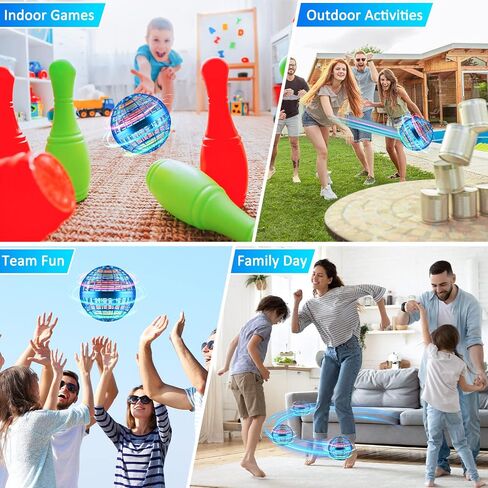 ENJSD 2025 Flying Orb Ball, Boomerang Hover Space Ball Flying Spinner, Orb Drone Orbit, Cool Toys Kids for 6 7 8 9 10+ Year Old Boys Girls Teens, Indoor Outdoor Toys in Kuwait