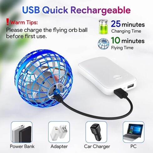 ENJSD 2025 Flying Orb Ball, Boomerang Hover Space Ball Flying Spinner, Orb Drone Orbit, Cool Toys Kids for 6 7 8 9 10+ Year Old Boys Girls Teens, Indoor Outdoor Toys in Kuwait