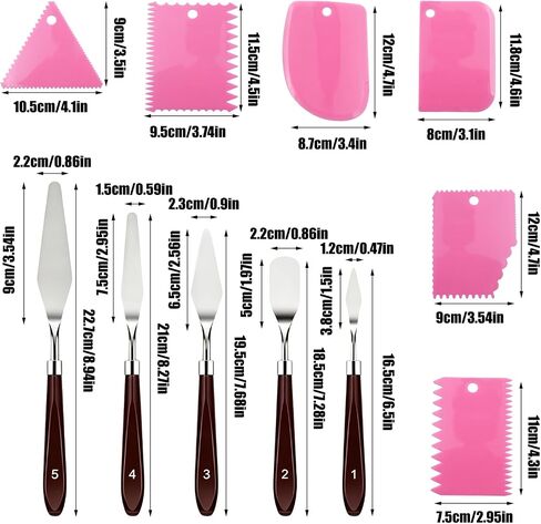 11 Pcs Painting Palette Knife Set in Kuwait