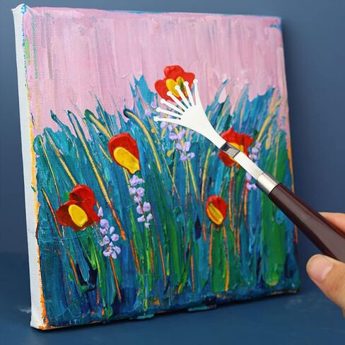9 Pcs Flower Art Scraper Texture Knife Art Palette Knife Special-shaped Scraper Oil Painting Acrylic Paint Tool for Art Students in Kuwait