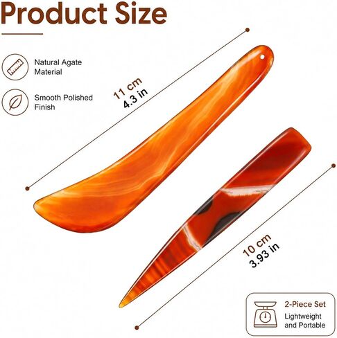 Natural Agate Burnisher, Hand Jewelry Agate Stone Burnishing Tool in Kuwait