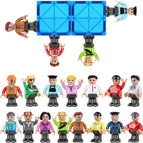 Landtaix Kids Magnet Tiles Toys New Upgrade 100Pcs Oversize 3D Magnetic Building Blocks Tiles Set,Inspirational Educational Toys for 3 4 5 6 Year Old Boys Gilrs Gifts in Kuwait