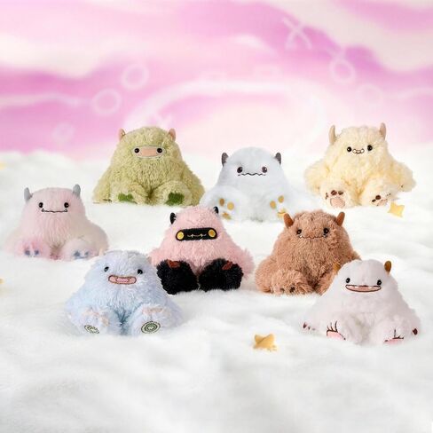 POP JOY DUNDUN Cute Monster Plush Blind Box Stuffed Keychain (Random 1) in Kuwait