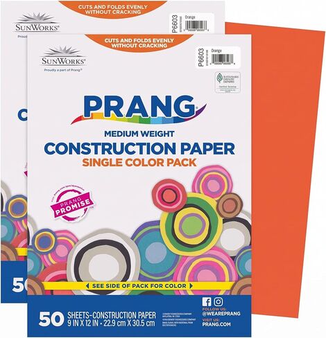 Prang (Formerly SunWorks) Construction Paper, Yellow, 9" x 12", 50 Sheets in Kuwait