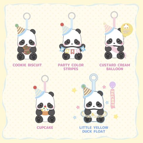 52TOYS Panda Roll Party Series Blind Box Stuffed Animal Plush Toy with Soft and Adorable Design, 1PC Perfect for Cuddling, Display, and Unique Posing, Ideal Gift for Panda Enthusiasts in Saudi Arabia