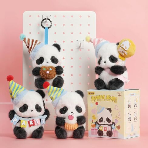52TOYS Panda Roll Party Series Blind Box Stuffed Animal Plush Toy with Soft and Adorable Design, 1PC Perfect for Cuddling, Display, and Unique Posing, Ideal Gift for Panda Enthusiasts in Saudi Arabia