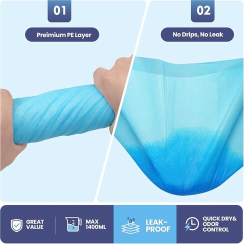 SCLOSE XL Dog Pee Pads 100 Count, 34"x28" Disposable Puppy Training Pads in Kuwait