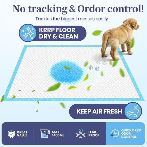 SCLOSE XL Dog Pee Pads 100 Count, 34"x28" Disposable Puppy Training Pads in Kuwait