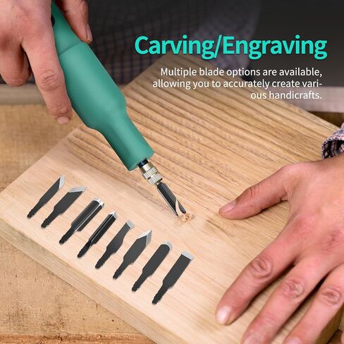 Wood Carving Tools Electric - Precision Engraving Knife Set Perfect for Beginners, and Sculptors, Premium Woodworking Carving Tools Versatile Electric Sculpting Kit for Hobbyists and Artists in Kuwait