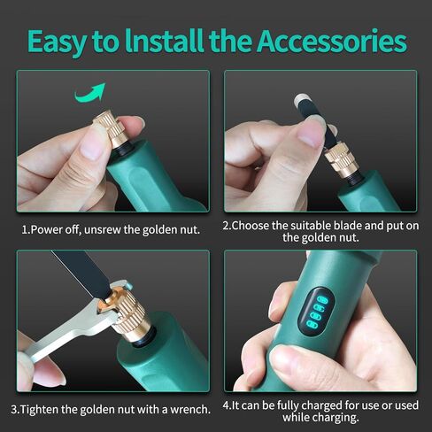 Wood Carving Tools Electric - Precision Engraving Knife Set Perfect for Beginners, and Sculptors, Premium Woodworking Carving Tools Versatile Electric Sculpting Kit for Hobbyists and Artists in Kuwait