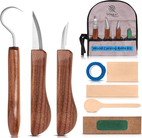 Schaaf Tools 3-pc Beginner Wood Carving Kit for Whittling and Spoon Carving in Saudi Arabia