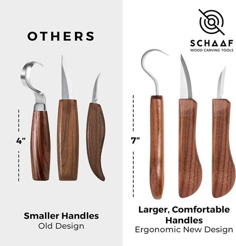 Schaaf Tools 3-pc Beginner Wood Carving Kit for Whittling and Spoon Carving in Saudi Arabia