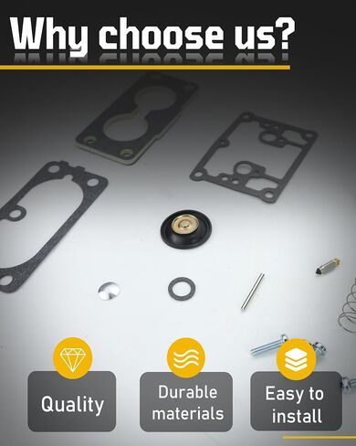 Carburetor for Outdoor Power Equipment - Universal Replacement with Gaskets in Saudi Arabia
