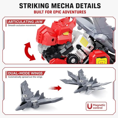Dimoarch Collision Transforming Dinosaur Car Toys in Kuwait