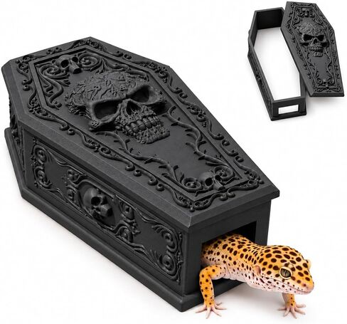 Westant Gothic Coffin Reptile & Amphibian Habitat Hideouts (Pink, L) in Kuwait