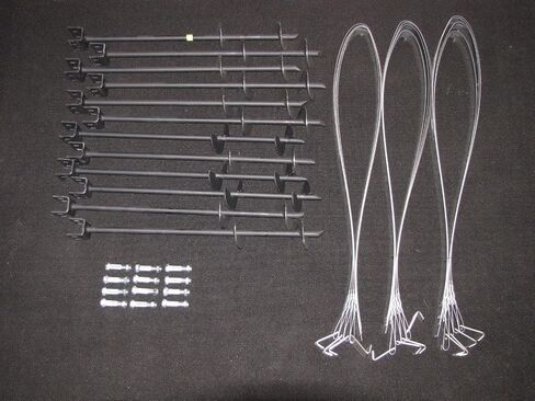 HUD Approved Mobile Home Parts Set of 12 Auger Type Anchors, Tie Down Straps and Bolts in Kuwait