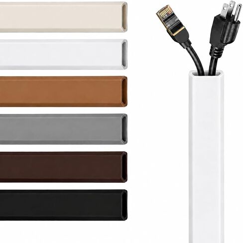 RUBBER BOND TV Cord Hider, Wall Cable Cover, Hide Cords, Dark Brown, 6 Feet in Kuwait