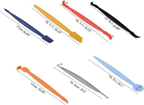 Wrapstick Squeegee Set Satisfy for Small Narrow Place Film Stick Wraps Application Tool Set of 7 in Saudi Arabia