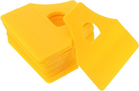 ABOOFAN 15pcs Yellow Plastic Car Film Squeegee with Holes in Kuwait