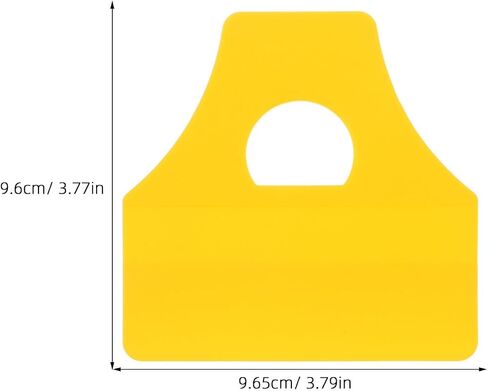 ABOOFAN 15pcs Yellow Plastic Car Film Squeegee with Holes in Kuwait