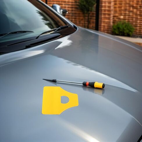 ABOOFAN 15pcs Yellow Plastic Car Film Squeegee with Holes in Kuwait