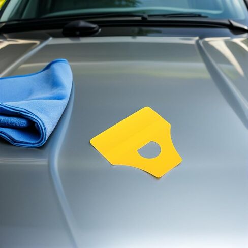 ABOOFAN 15pcs Yellow Plastic Car Film Squeegee with Holes in Kuwait