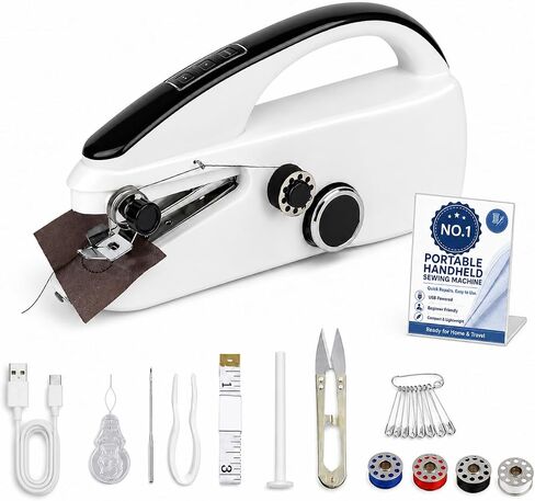 Handheld Sewing Machine USB or Battery Powered Mini Stitcher for Beginners in Kuwait