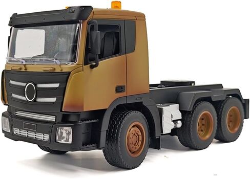 RC Semi Trailer 1:18, 30 Min Runtime, Lights, Sound, Desert Yellow in Kuwait