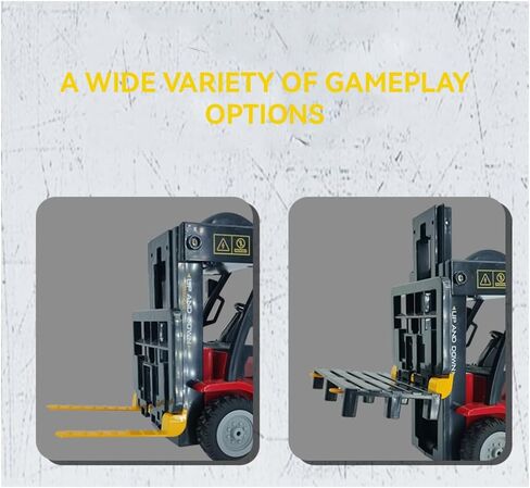 RC Forklift 1:24, Lights and Sound, Working Lift, Red in Kuwait