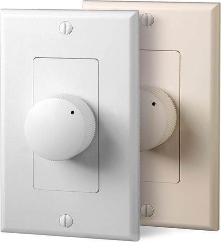 Beale Street Volume Control Speakers - Impedance Matching in-Wall Rotary-Type Surround Sound Stereo - Slim and Lightweight with Volume Control Design for Home Theater Sound Systems - Rotary in Saudi Arabia