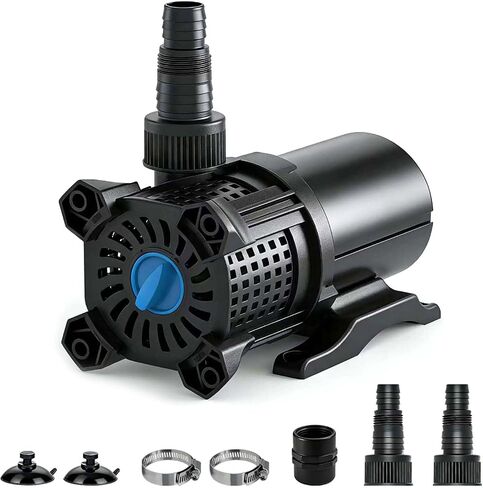 OYO WATER 850GPH Pond Pump, Submersible Water Pump for Outdoor Ponds, Adjustable Flow, 2 Install OptionsIncludes Filter Bag & 20.3 ft Power Cord, IPX8 Waterproof in Saudi Arabia