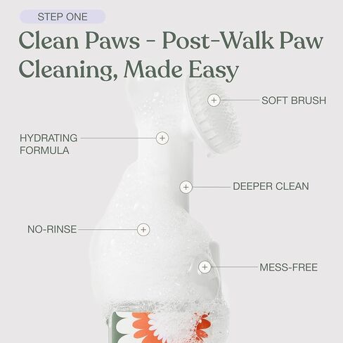 Dandylion Dog Paw Cleaner & Waterless Dog Shampoo, No-Rinse Grooming Duo in Kuwait
