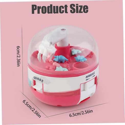 4PCS Mini Claw Machine, Cute Dinosaur Grabber Machine, Miniature Dinosaur Catcher Game for Kids Aged 3+ Home Travel in Saudi Arabia