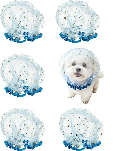 5 Ps Adjustable Mesh Dog Muzzle, Breathable Anti Scavenging Pet Face Guard in Saudi Arabia