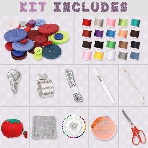 Sewing Basket with Accessories Sewing Kit Storage Organizer with Tools in Saudi Arabia