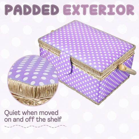 Sewing Basket with Accessories Sewing Kit Storage Organizer with Tools in Saudi Arabia