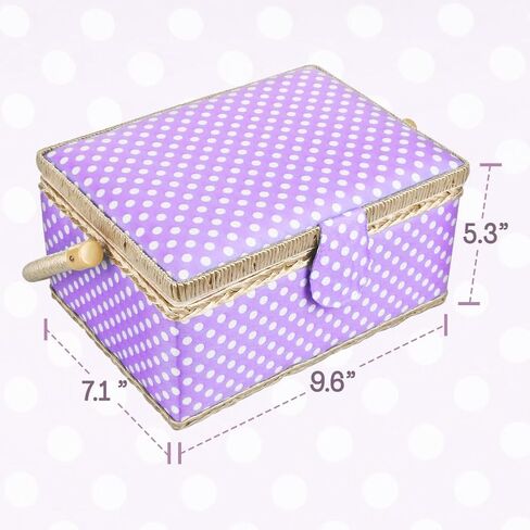 Sewing Basket with Accessories Sewing Kit Storage Organizer with Tools in Saudi Arabia