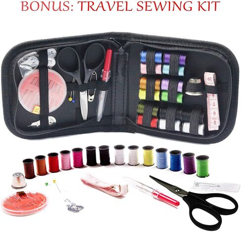 D&D Medium Sewing Basket with Sewing Kit for Beginners, Kids, Adults in Saudi Arabia