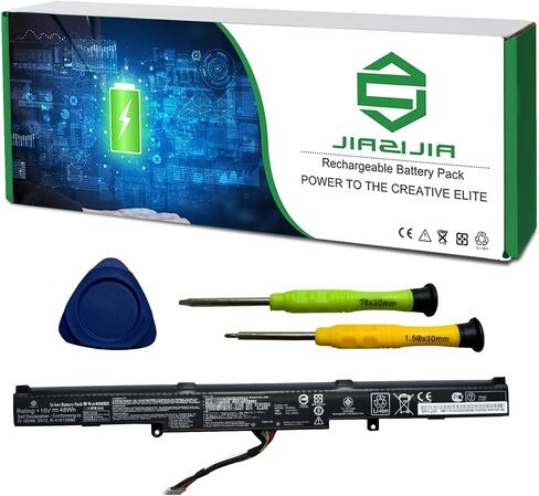 A41N1501 Laptop Battery Replacement for Asus Rog G752VW GL752 GL752JW GL752V GL752VLM GL752VW GL752VW-DH74 GL752VWM N552 N552V N552VW N552VX N752 N752V Series A41LK9H L41LK2H 15V 48Wh 3100mAh in Kuwait